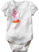 Mouse White Bodysuit