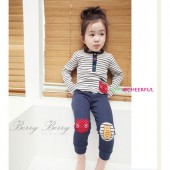 Cartoon Cat and Fish Leggings